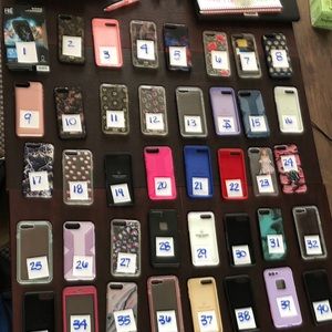 A Variety of iPhone 8+ Cellphone Cases..📱